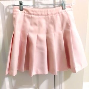 Pink tennis skirt